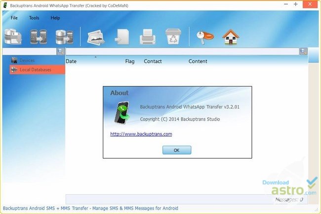 Backuptrans Android iPhone Line Transfer Plus 3.1.50 (x64) + Crack Free Download